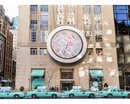 El famoso reloj de Tiffany&Co. se convierte en una pantalla gigante