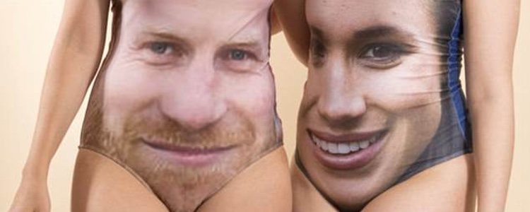 Bañadores de 'Bags of Love' con motivo de la boda entre el Príncipe Harry y Meghan Markle