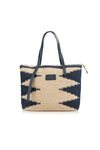 Bolso casual beige y azul marino de la firma Salsa 2018