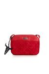 Bolso acolchado en color rojo de la firma Salsa 2018