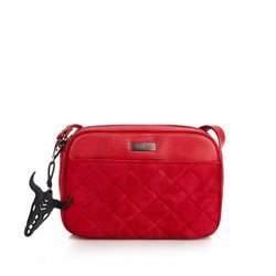 Bolso acolchado en color rojo de la firma Salsa 2018