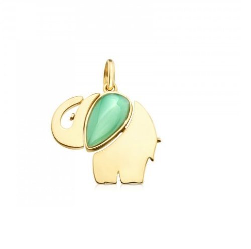Diseño en plata con incrustación de calcedonia de la colección 'Mi Talismán' de Tous