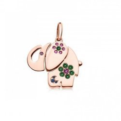 Diseño en plata rosa con incrustaciones de la colección 'Mi Talismán' de Tous