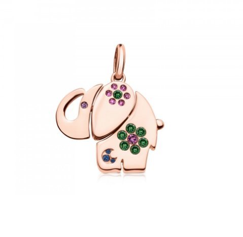 Diseño en plata rosa con incrustaciones de la colección 'Mi Talismán' de Tous