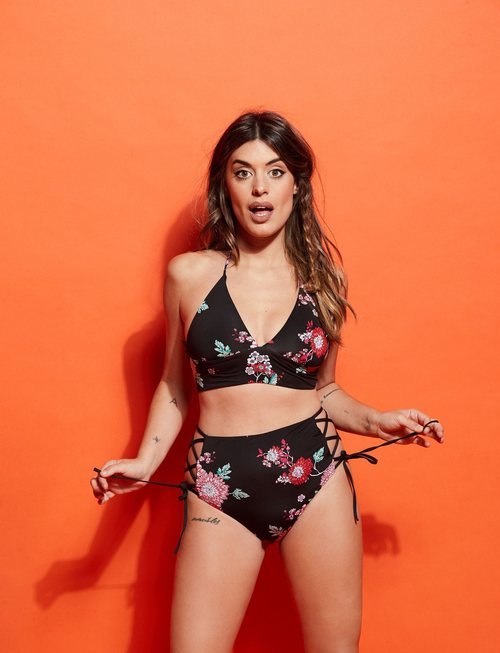 Bikini con estampado floral de la colección primavera/verano 2018 de Tezenis