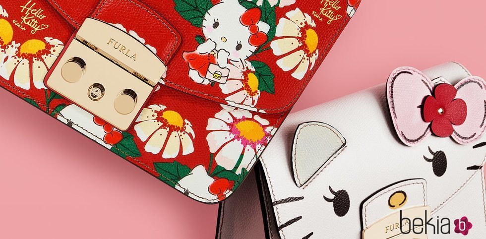 Furla reinventa su clásico modelo 'Metrópolis' en la colección de Hello Kitty
