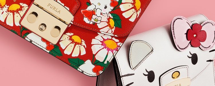 Furla reinventa su clásico modelo 'Metrópolis' en la colección de Hello Kitty