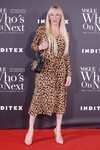 Topacio Fresh con un print de leopardo en los Premios Vogue Who's on Next