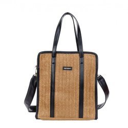 Bolso shopper de rafia de la nueva colección primavera/verano 2018 de Gioseppo Woman
