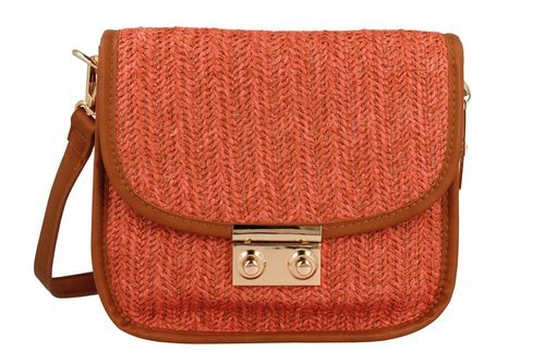 Bandolera de rafia de la nueva colección primavera/verano 2018 de Gioseppo Woman