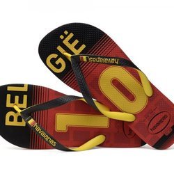 Chanclas de Bélgica de la nueva colección de Havaianas para el mundial de Rusia 2018