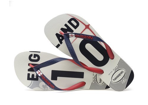 Chanclas de Inglaterra de la nueva colección de Havaianas para el mundial de Rusia 2018