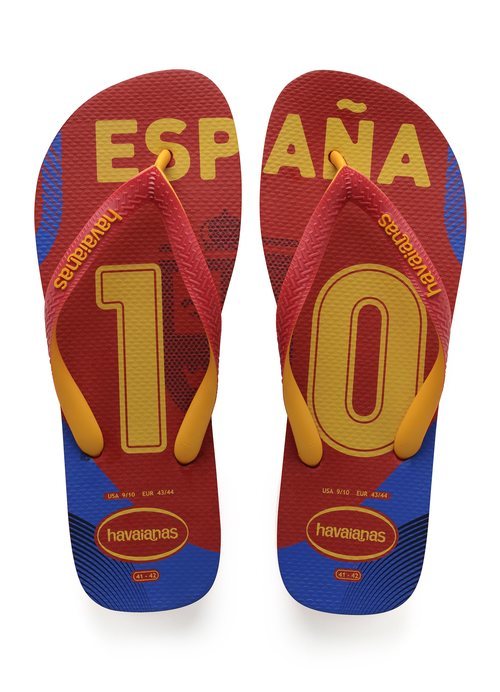 Chanclas de España de la nueva colección de Havaianas para el mundial de Rusia 2018