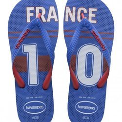 Chanclas de Francia de la nueva colección de Havaianas para el mundial de Rusia 2018
