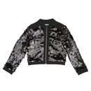 Chaqueta de lentejuelas en color negro de la nueva colección otoño/invierno 2018/2019 de Benetton