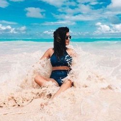 Bikini azul de la colección 'Sweet Summer' 2018 de Dulceida