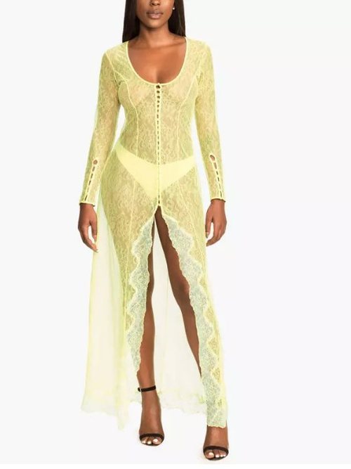 Maxi Slip transparente de la colección 'SavageXFenty' de Rihanna