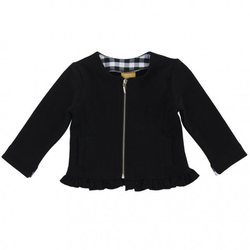 Chaqueta con cremallera de la colección 'Black&White' de Chicco