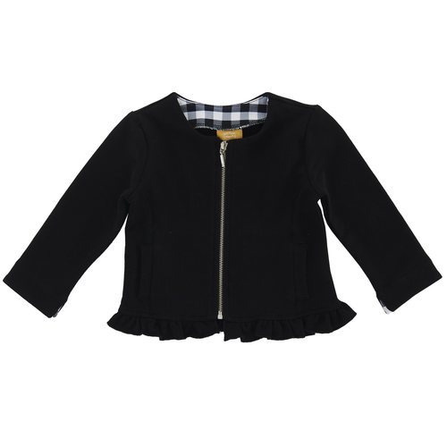 Chaqueta con cremallera de la colección 'Black&White' de Chicco