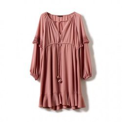 Vestido rosa pastel de la nueva colección otoño/inierno 2018/2019 de Sisley