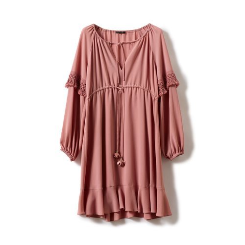 Vestido rosa pastel de la nueva colección otoño/inierno 2018/2019 de Sisley