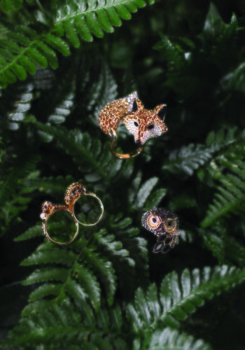Anillos de la colección 'Crystal Tales' de Swarovski
