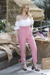 Marta Hazas con un look romántico en la presentación de la nueva colección de Merkal