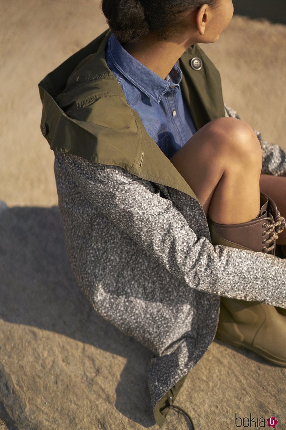Parka 'Printed Prescott' verde de la colección primavera/verano 2018 de Woolrich