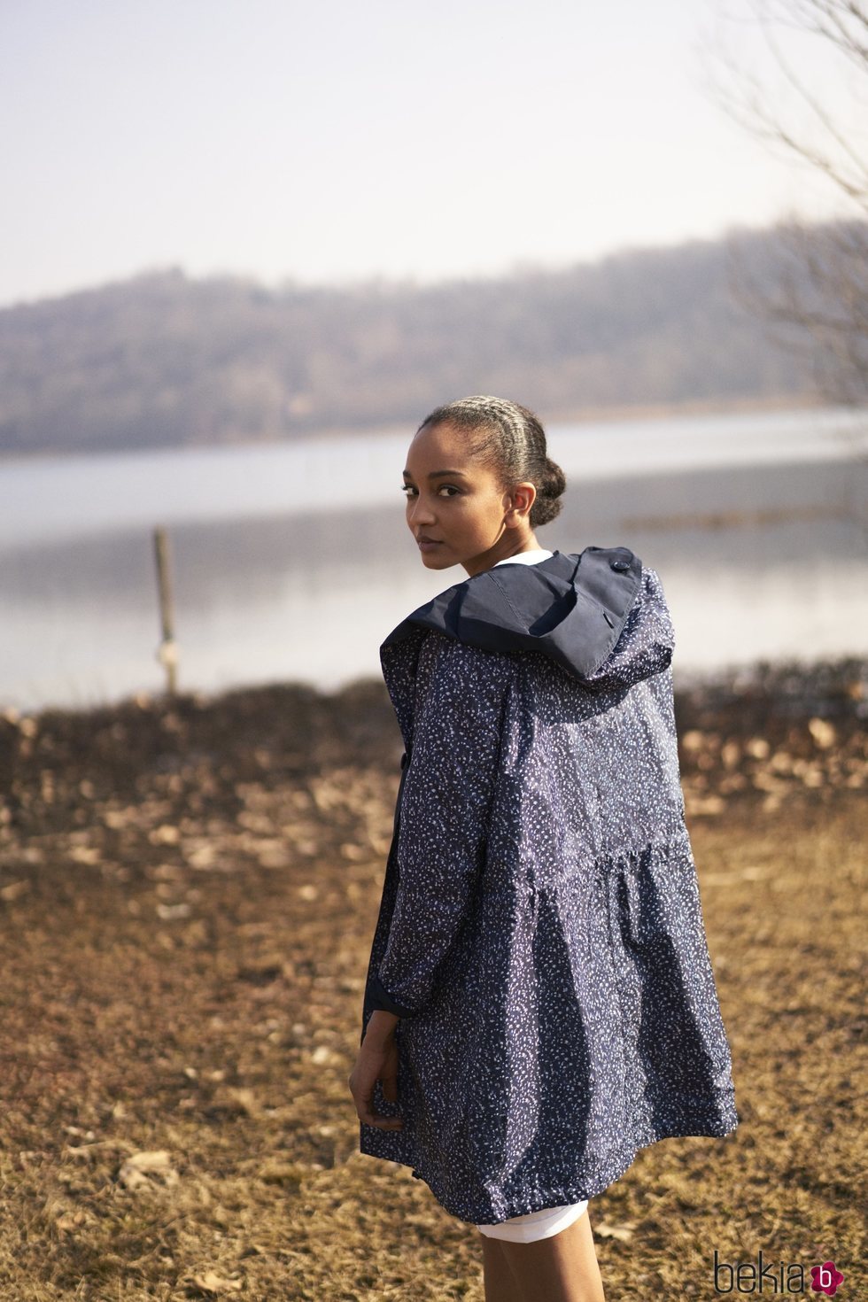 Parka 'Printed Prescott' azul de la colección primavera/verano 2018 de Woolrich