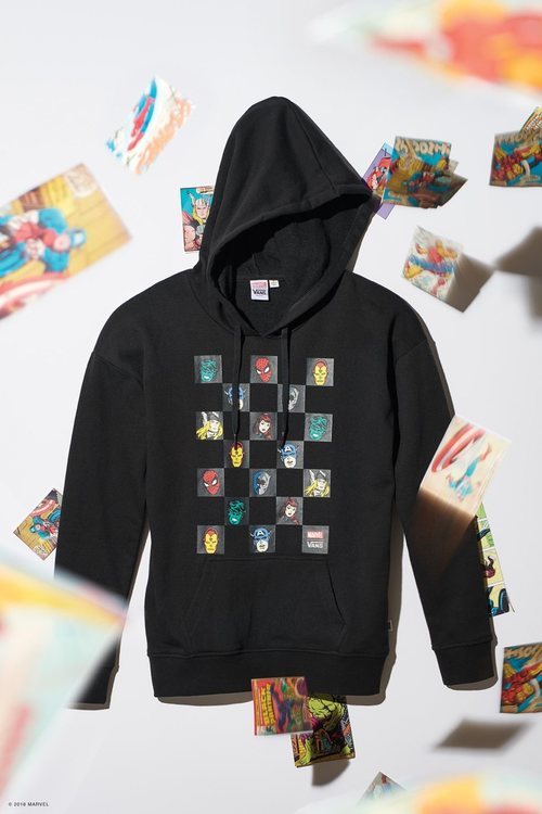 Sudadera de superhéroes de la nueva colección 'Vans X Marvel' de Vans
