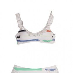 Bikini con volantes de la colección de baño primavera/verano 2018 de Dolores Promesas