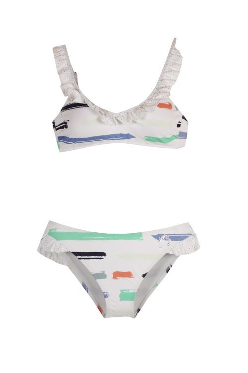 Bikini con volantes de la colección de baño primavera/verano 2018 de Dolores Promesas