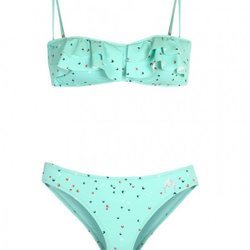 Bikini turquesa de la colección de baño primavera/verano 2018 de Dolores Promesas