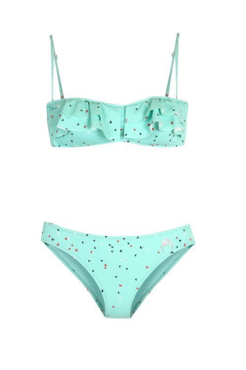 Bikini turquesa de la colección de baño primavera/verano 2018 de Dolores Promesas
