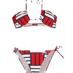 Bikini de estampado de cuadros de la colección de baño primavera/verano 2018 de Dolores Promesas