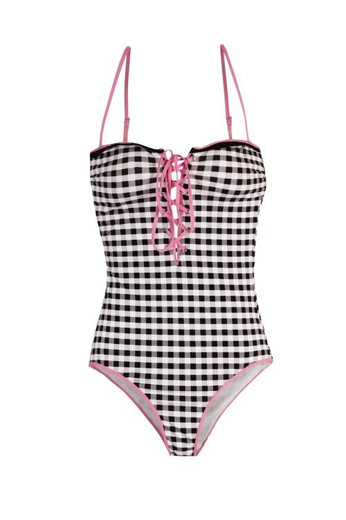 Bañador de cuadros vichy de la nueva colección de baño primavera/verano 2018 de Dolores Promesas
