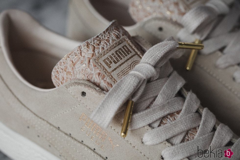 Detalle del relieve de la nueva zapatilla 'Suede' #ForAllTime