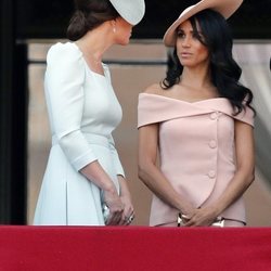 Meghan Markle vestida de Carolina Herrera en el Trooping The Colour 2018