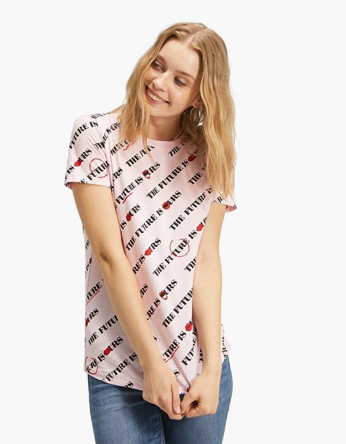 Camiseta estampada de la colección primavera/verano 2018 de Stradivarius