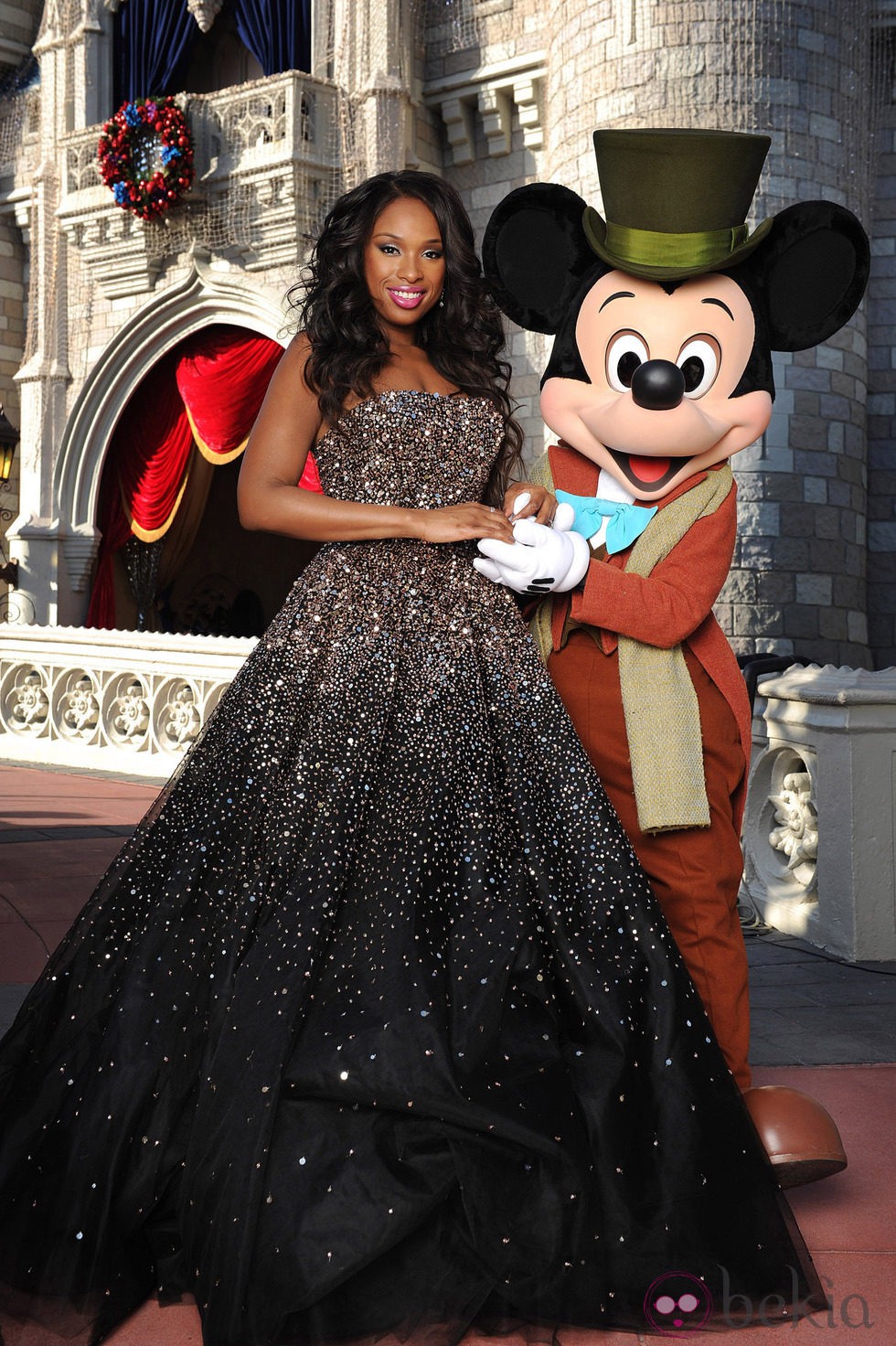 Jennifer Hudson con un vestido de Marchesa