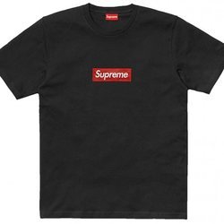 Camiseta negra de la colección de Supreme Spain 2018