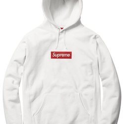 Sudadera blanca de la colección de Supreme Spain 2018