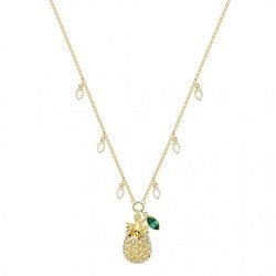 Collar dorado con forma de piña de la nueva colección de verano de Swarovski 2018