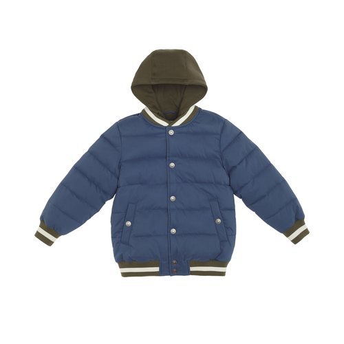 Plumífero azul oscuro de la colección otoño/invierno 2018-2019 de Benetton Kids