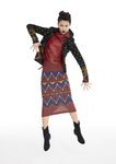 Cazadora de cuero roja de la colección otoño/inverno 2018-2019 de Desigual