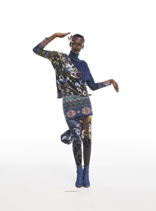 Conjunto de estampado floral de la colección otoño/inverno 2018-2019 de Desigual