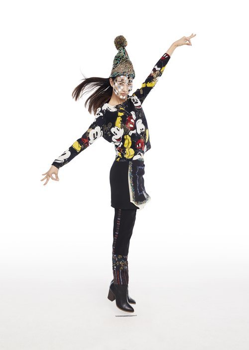 Camiseta con estampado de Mickey de la colección otoño/inverno 2018-2019 de Desigual