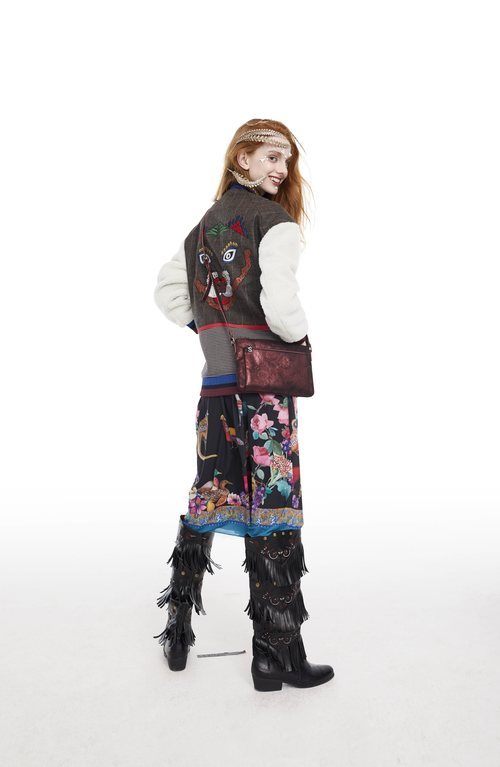 Chaqueta con mezcla de texturas de la colección otoño/inverno 2018-2019 de Desigual