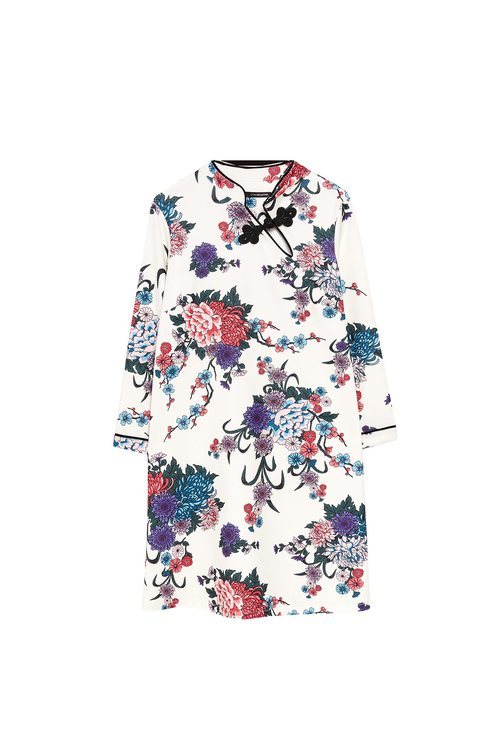 Vestido oriental de la colección primavera/verano 2018 de Sfera