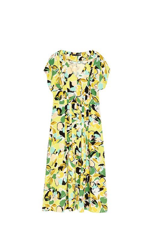 Vestido amarillo de la colección primavera/verano 2018 de Sfera